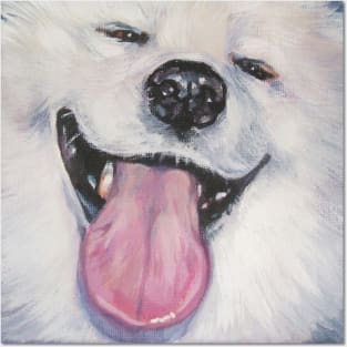 samoyed Fine Art Painting Posters and Art